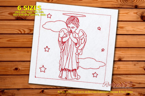 Praying Child Angel Lineart