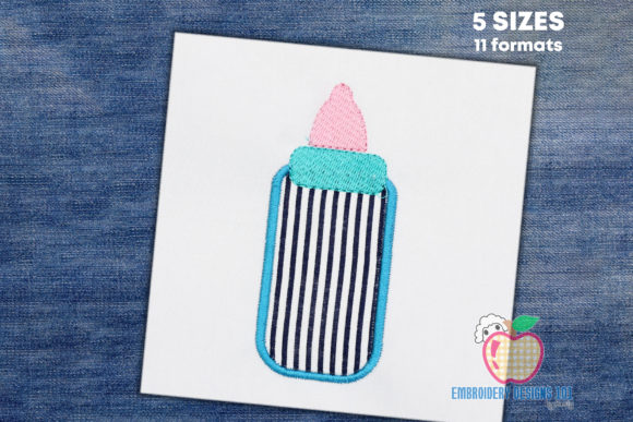 Reviewing the Baby Feeding Bottle Embroidery Design for Personalized Gifts